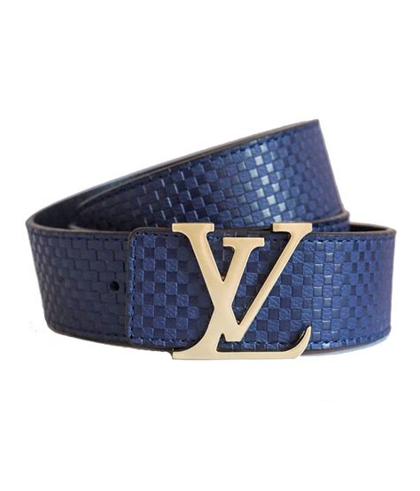 louis vuitton mens belt blue|louis vuitton suede belt.